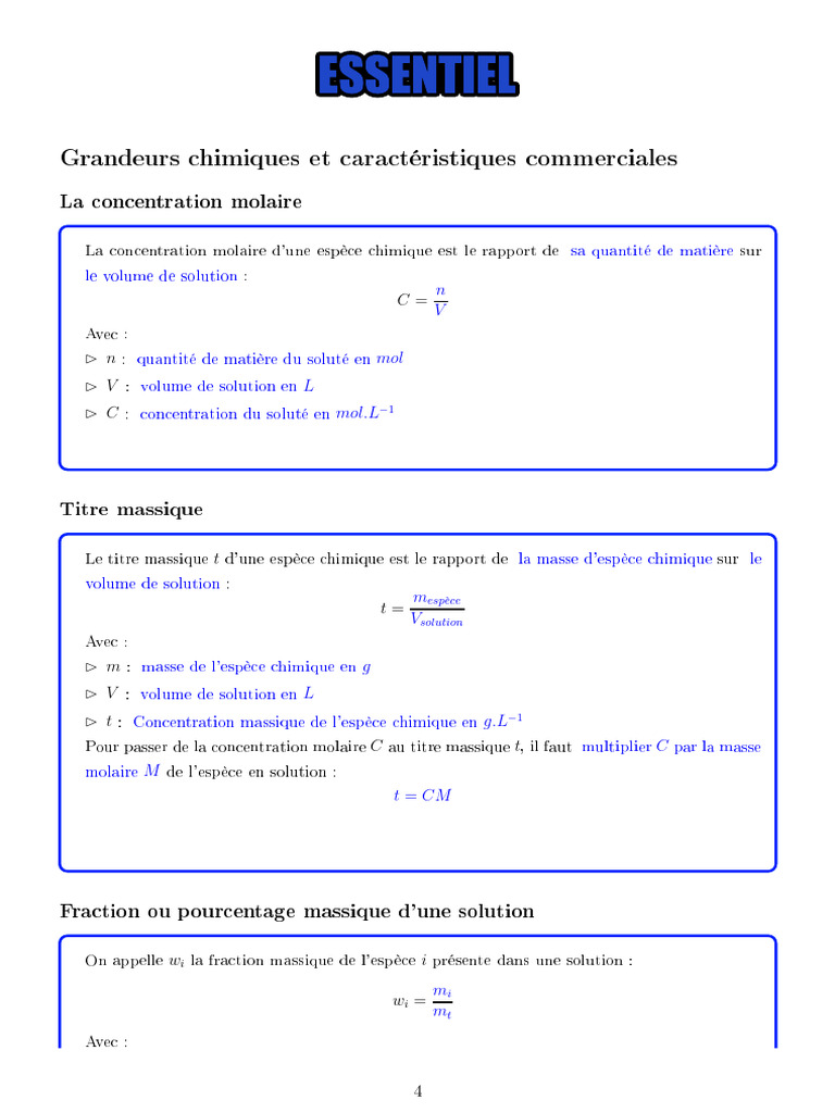 Titrage et Concentrations en Chimie | PDF | Titrage | Chimie
