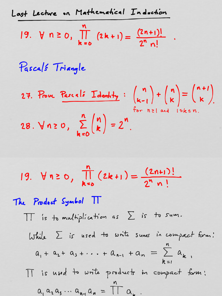 Lecture 5 Mathematical Induction 4 | PDF