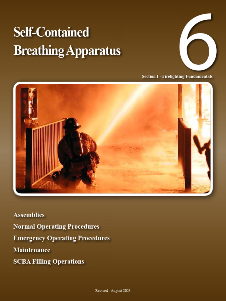 Chapter 6 - Self Contained Breathing Apparatus | PDF