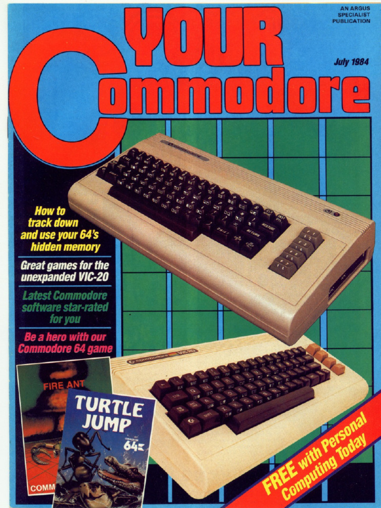 YourCommodore00 Jul84 | PDF | Classes Of Computers | Microcomputers