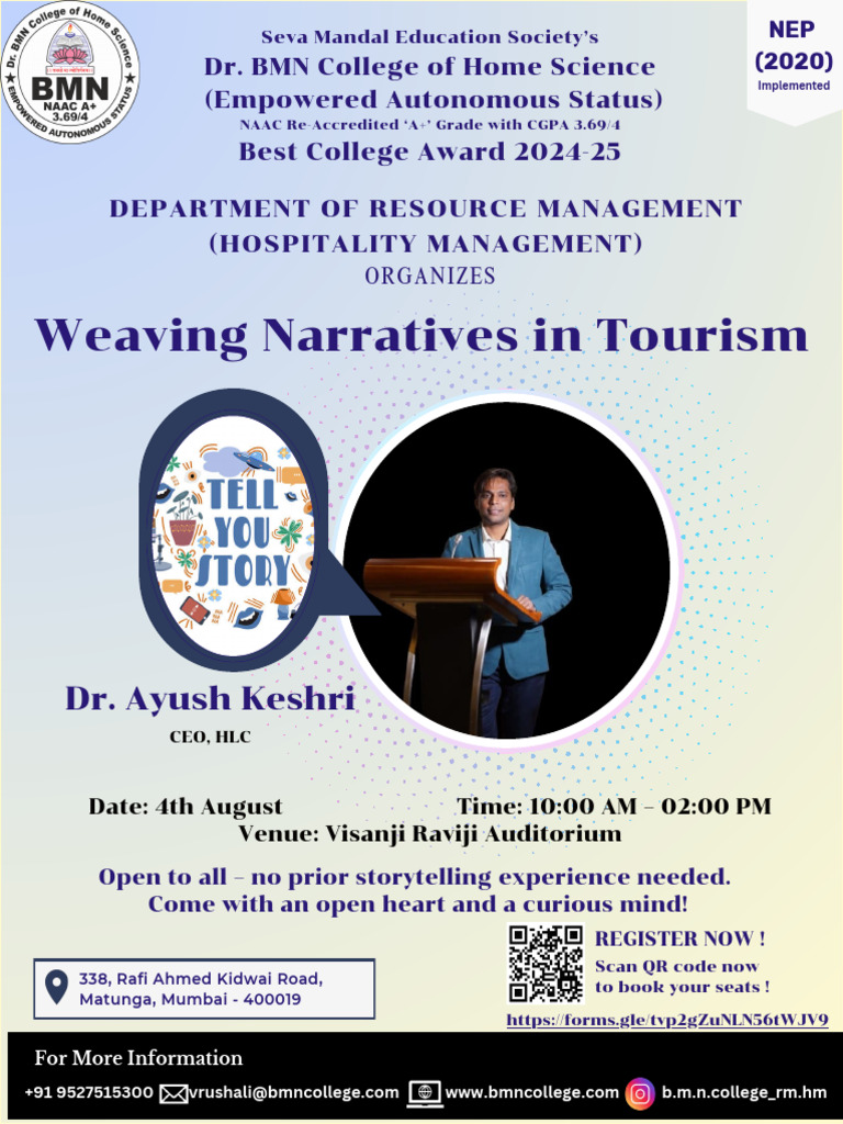 Weaving Narratives in Tourism Event | PDF