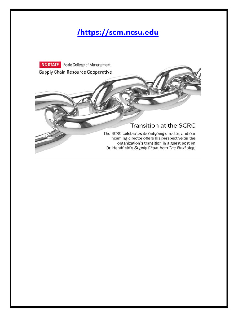 Understanding Defenation in SCM | PDF | Logistics | Supply Chain