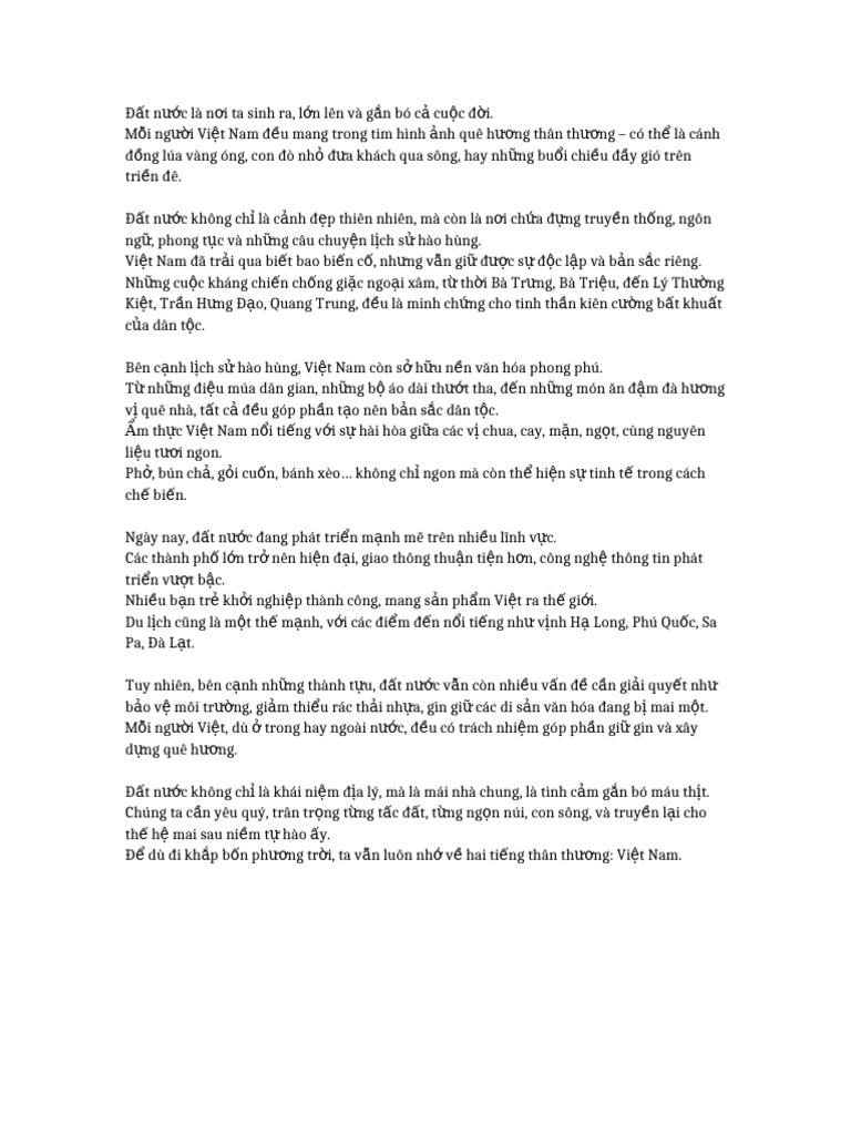 Dat Nuoc 3 | PDF