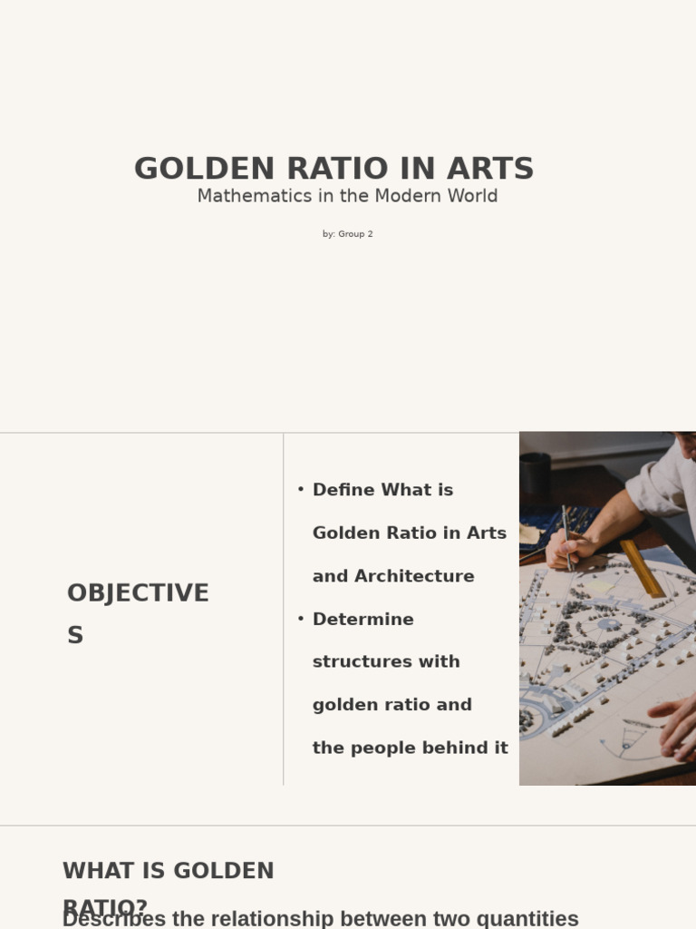 Golden Ratio in Arts Archi Group 2 | PDF | Ratio | Raphael