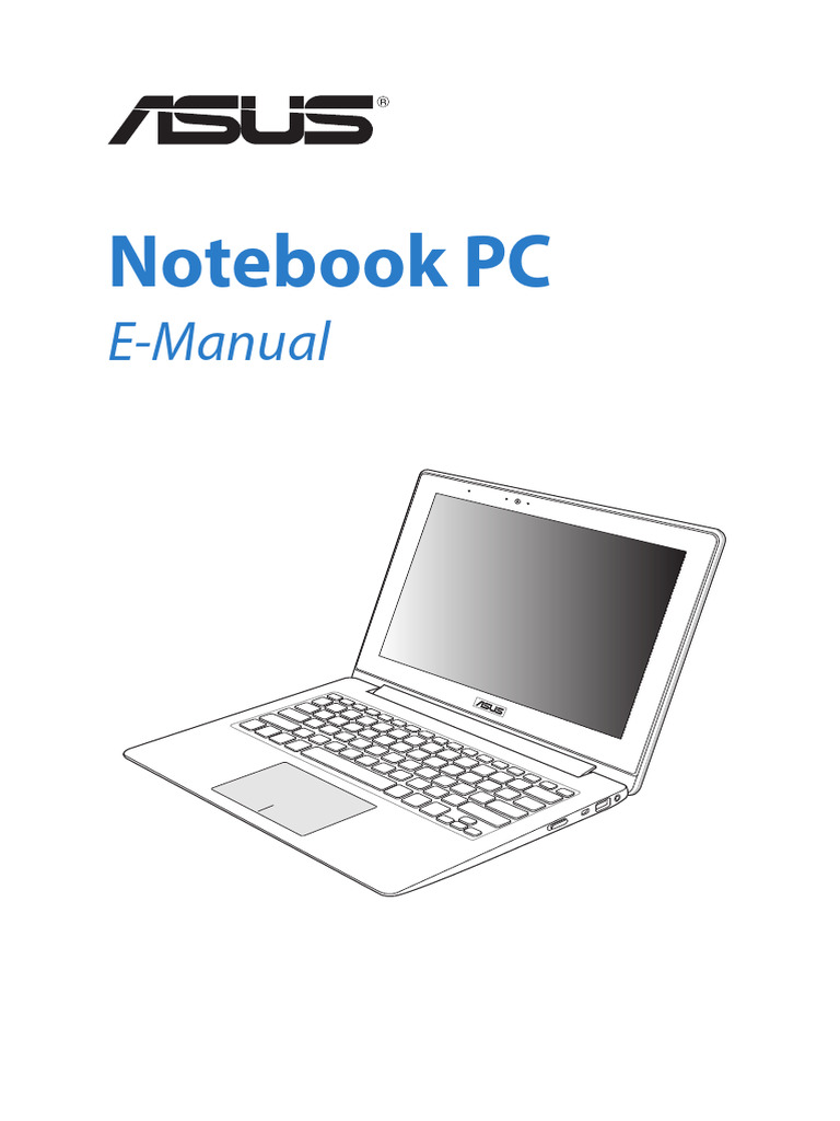 ASUS NOTEBOOK PC E-MANUAL | PDF | Laptop | Personal Computers