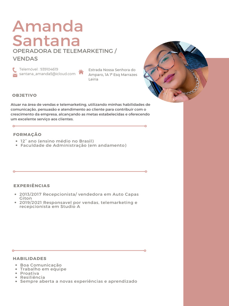 Cv Amanda | PDF