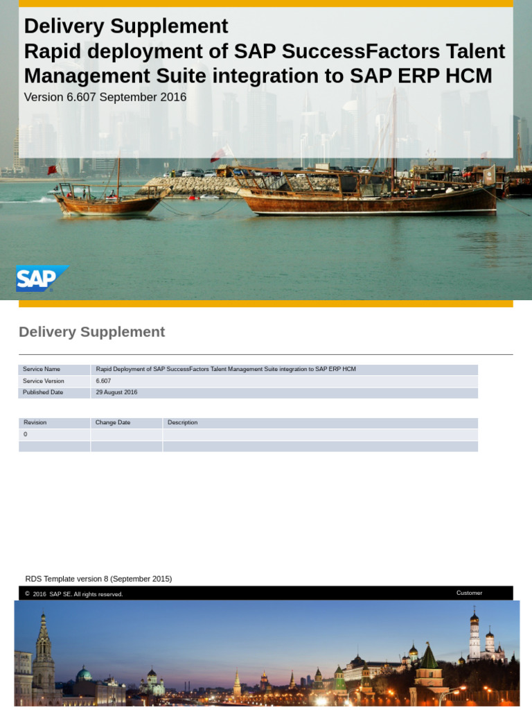 SAP SuccessFactors HCM Integration Guide | PDF | Project Management ...