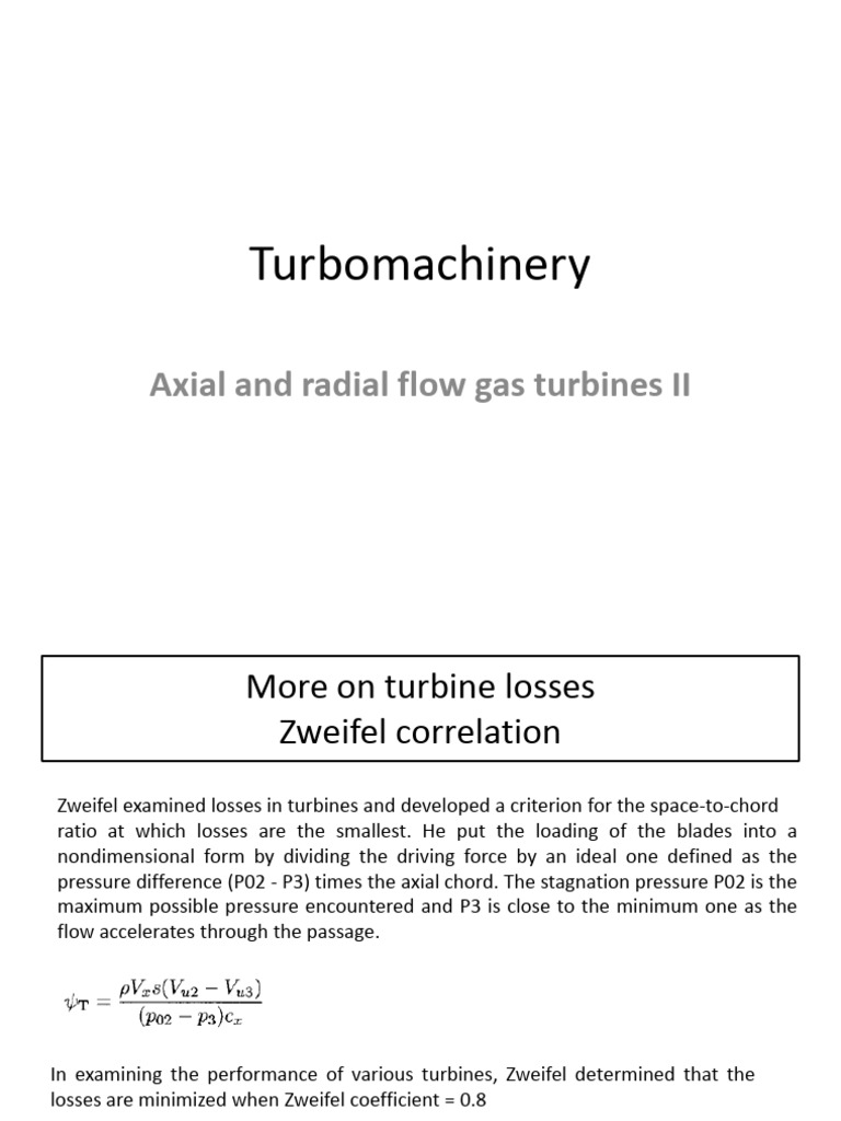Axial Flow Gas Turbine Performance Analysis | PDF | Turbine ...