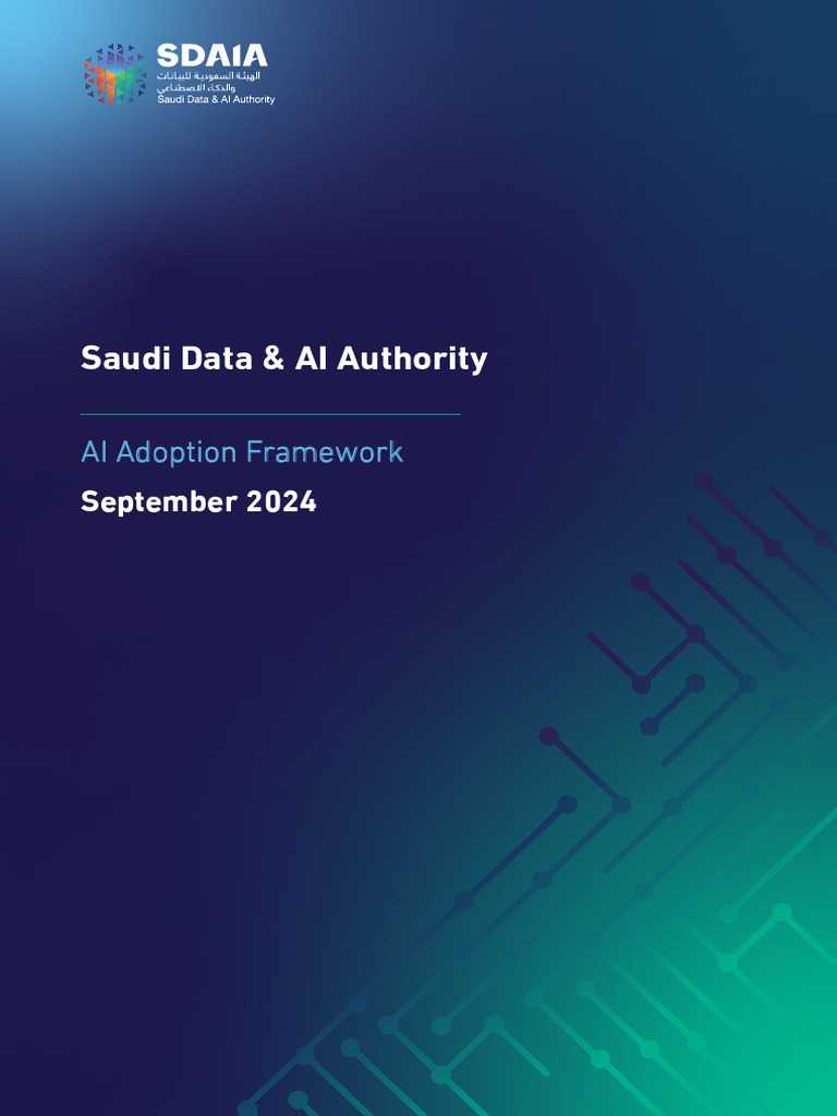 SDAIA AI Adoption Framework 2024 | PDF | Artificial Intelligence ...