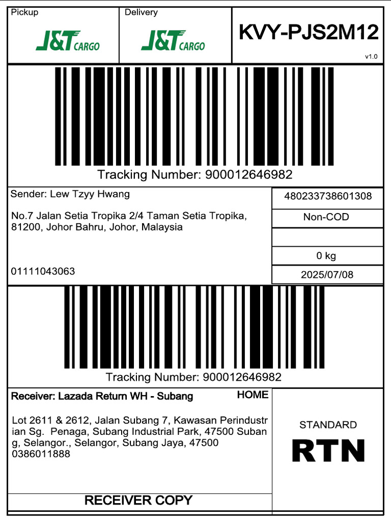 Return Label | PDF