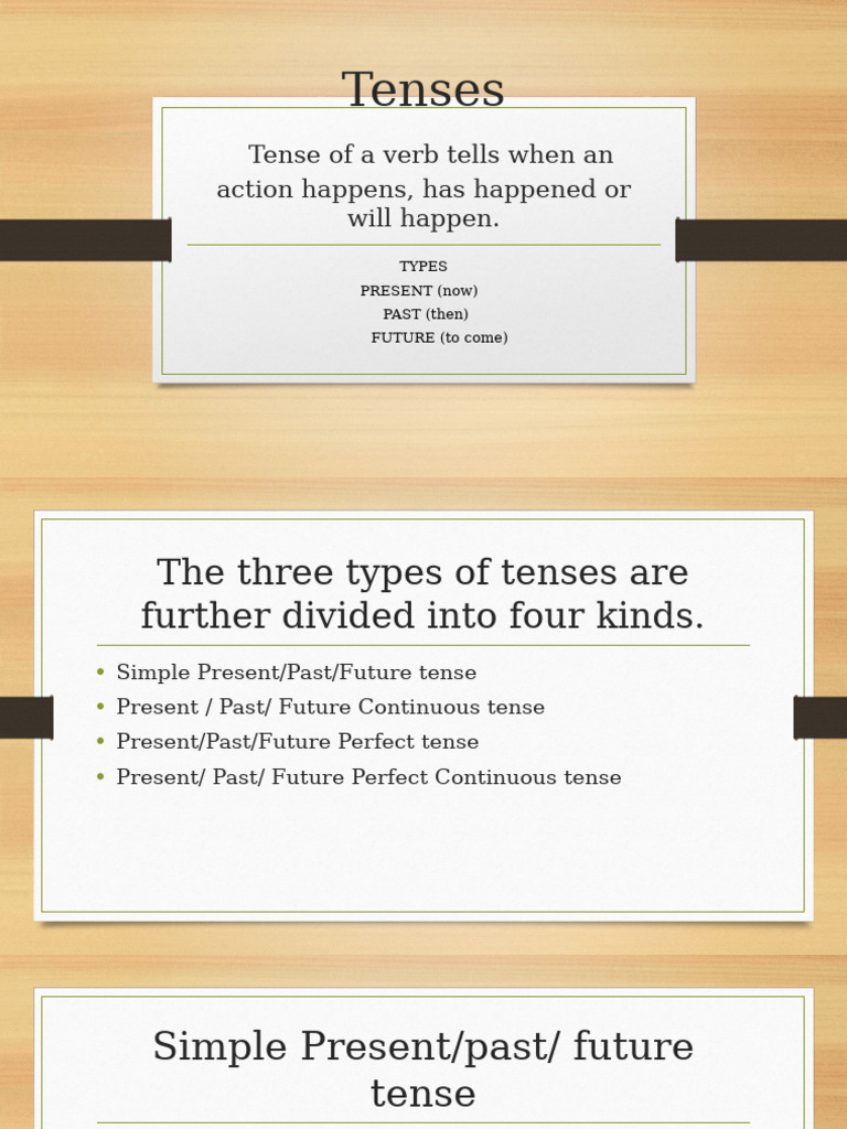 Tenses | PDF