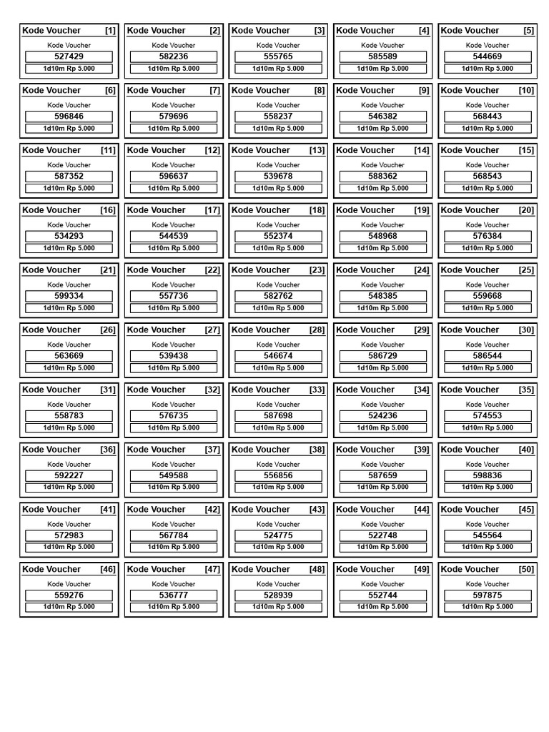 Voucher-Kode Voucher-Rp.5.000 - 24JAM-vc-467-04.13.25 | PDF