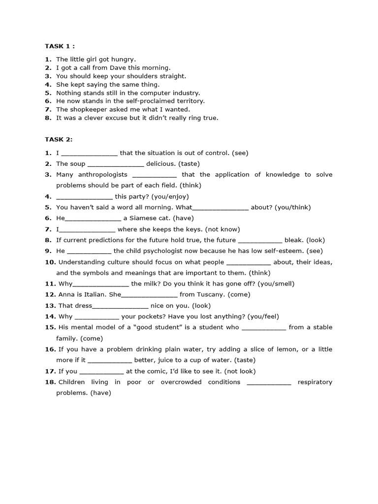 VP Document: Language Tasks | PDF