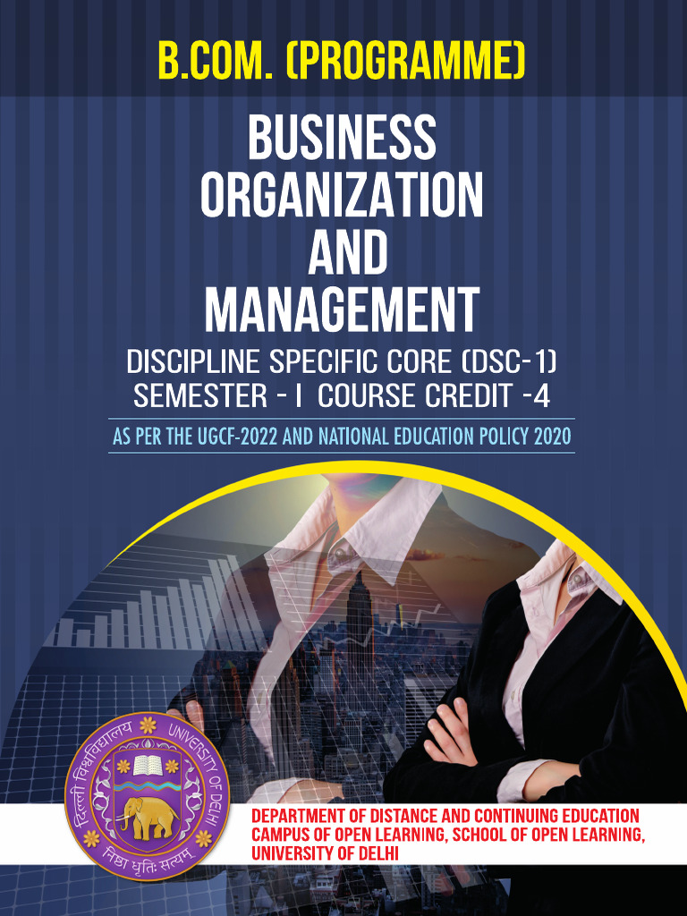 Business Organization & Management Guide | PDF | Theory | Entrepreneurship