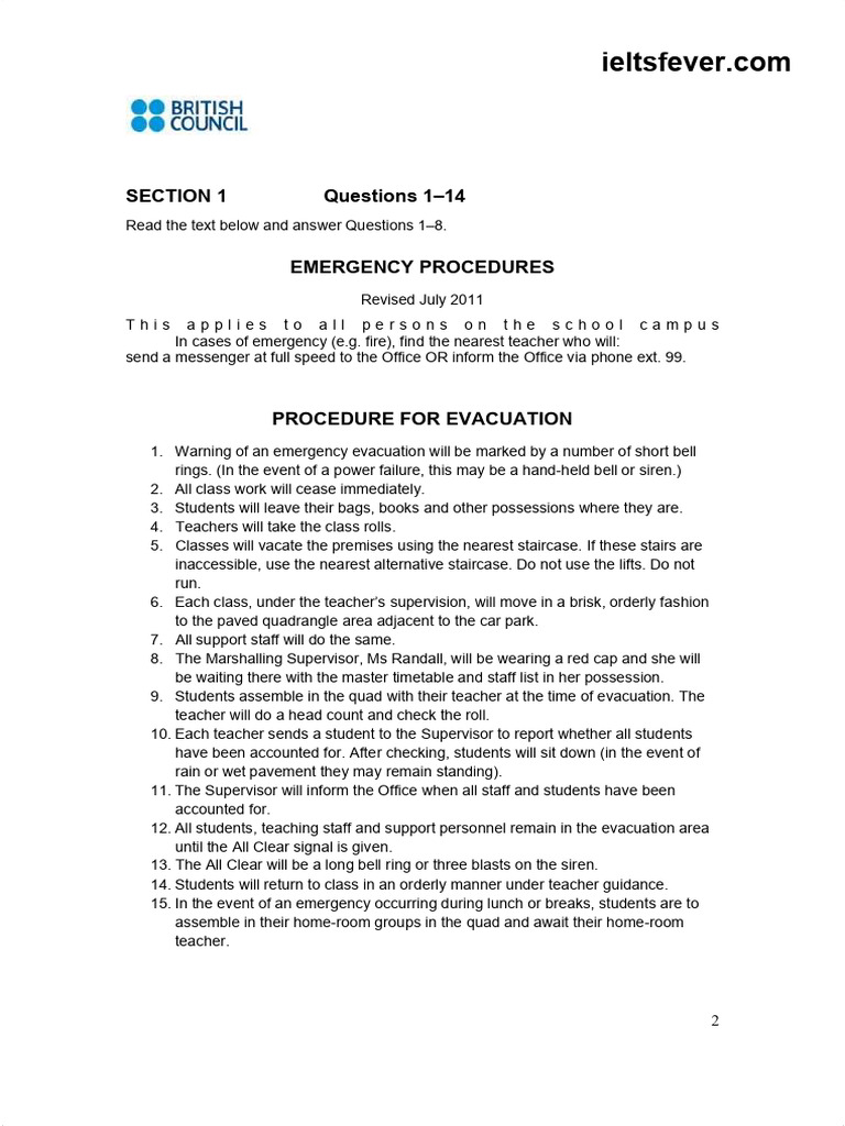 IELTS General Reading Practice Test | PDF
