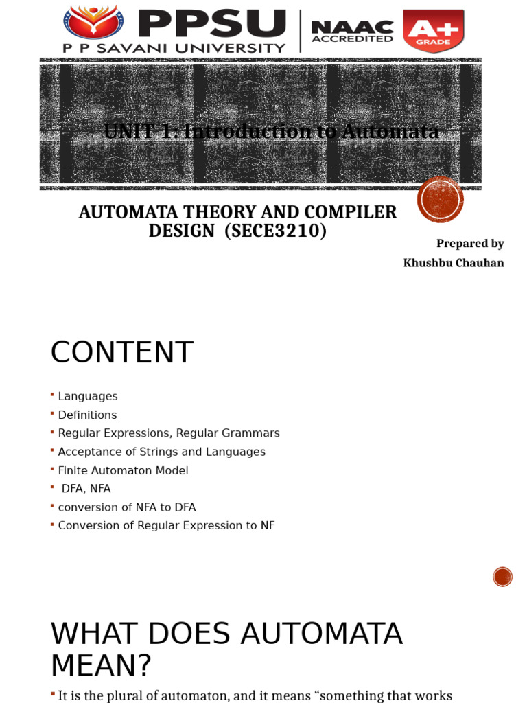 Automata Theory Basics and Applications | PDF | Automata Theory ...