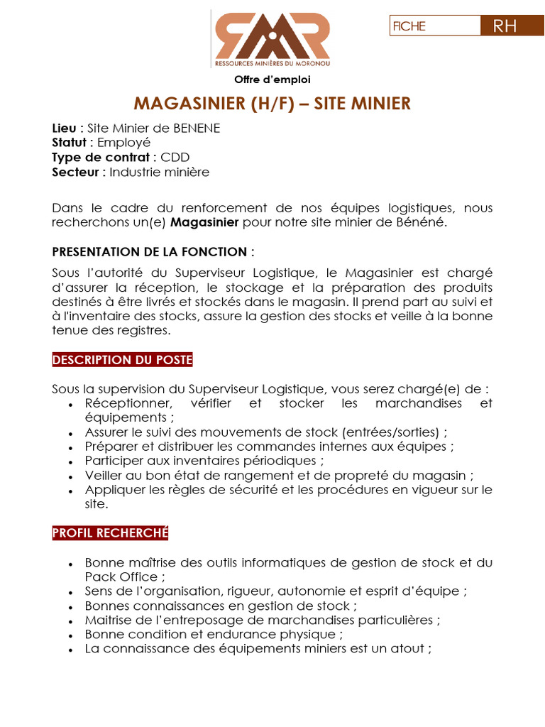 Sitemapcdatahttpshowtokedriinfooffre D Emploi Magasinier