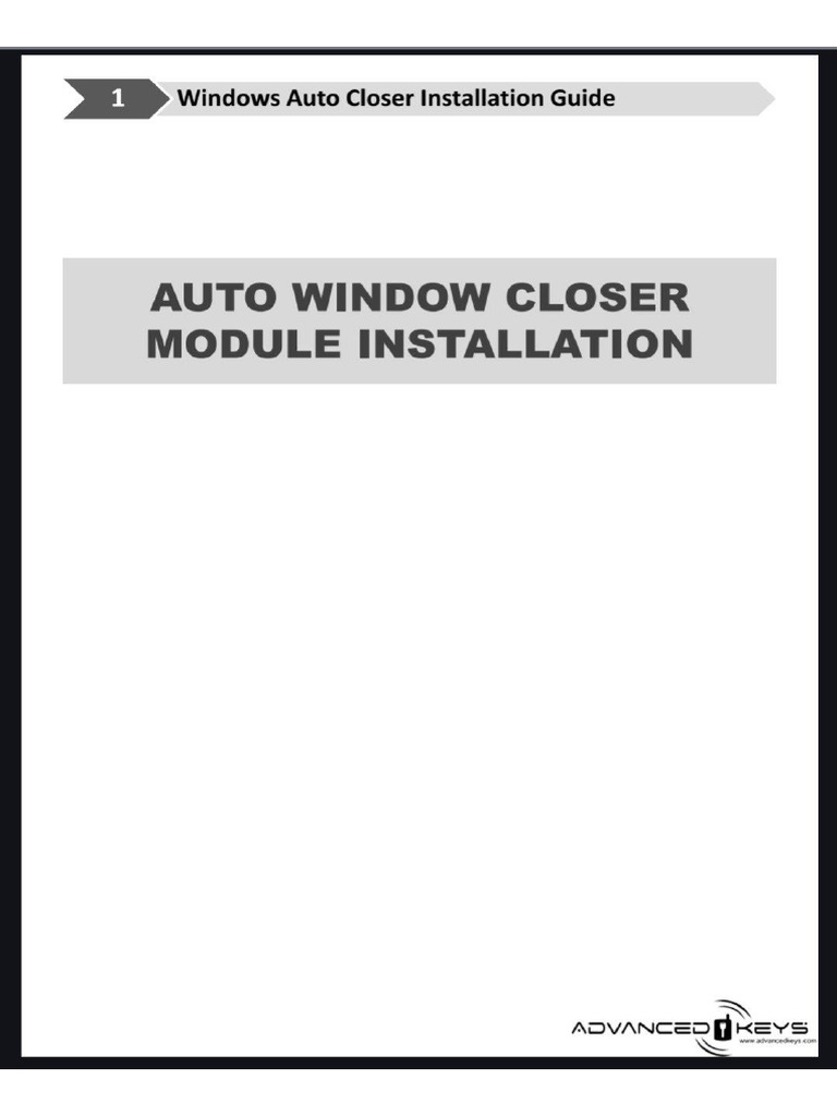 Windows Closer Installation Copie | PDF