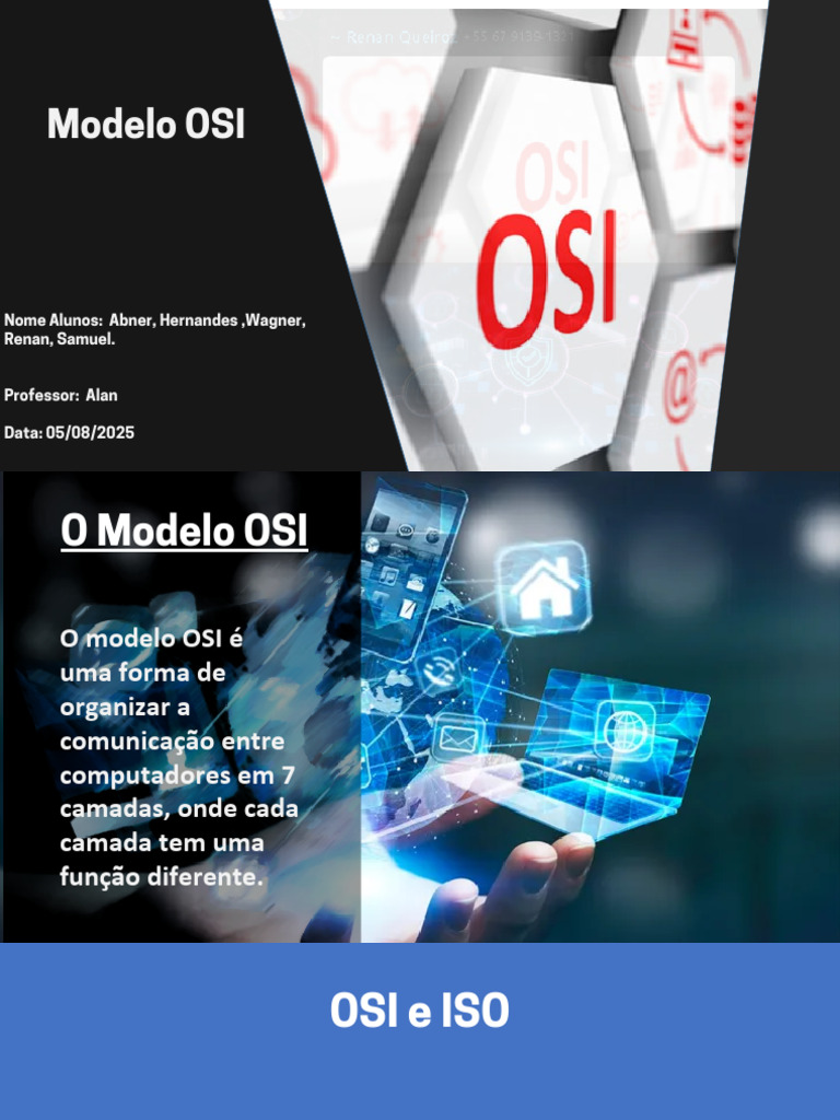 Entendendo o Modelo OSI em 7 Camadas | PDF | Modelo OSI | Rede de ...
