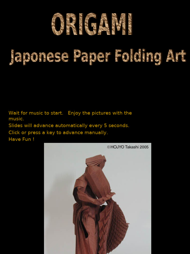 Origami Presentation Experience | PDF