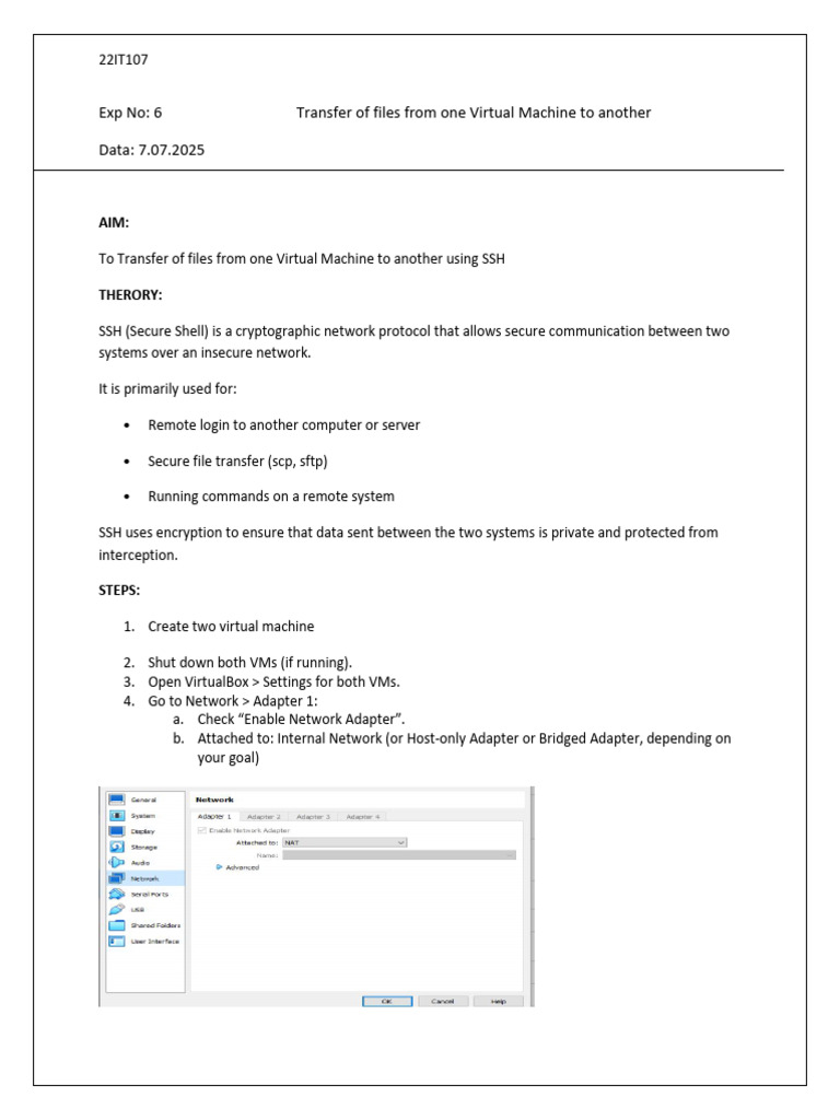 VT Exp6 | PDF