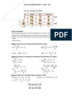 Problemas de Matemátaticas 4º Eso Ud7