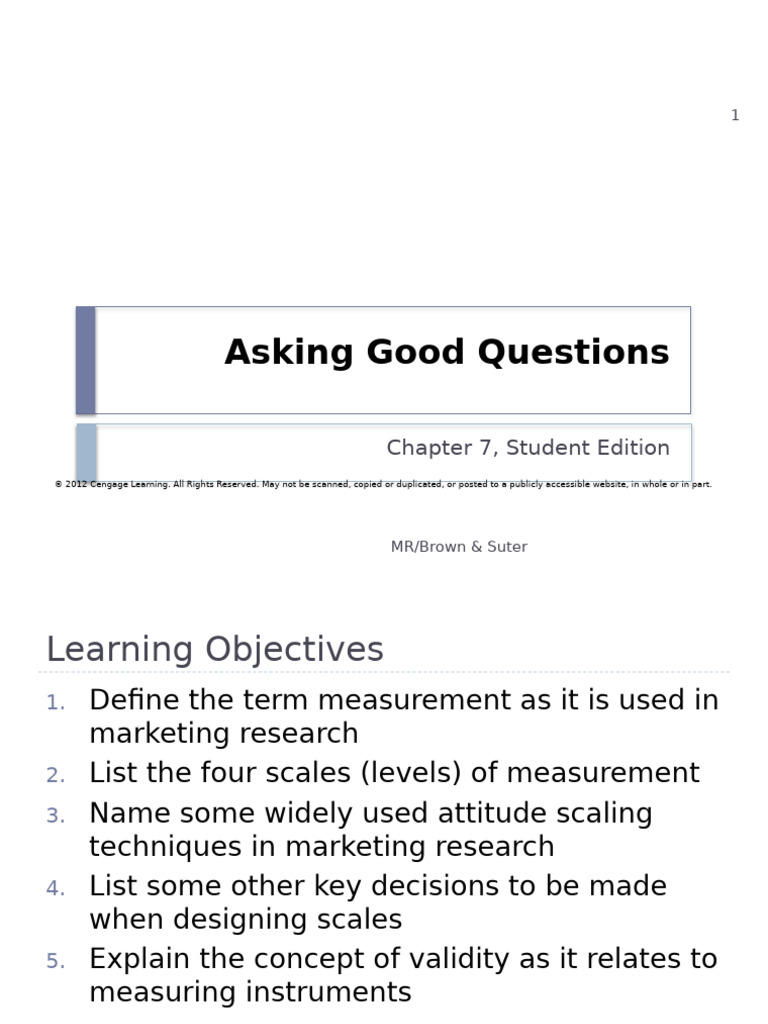 Student MR Chapter 07 | PDF | Level Of Measurement
