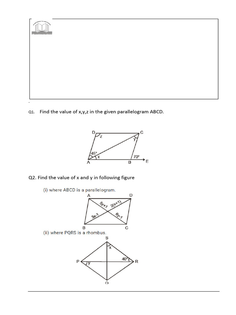 Pratice Worsheet Grade 8 Uq | PDF