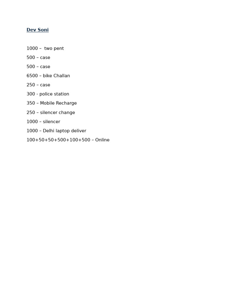 Dev Soni | PDF