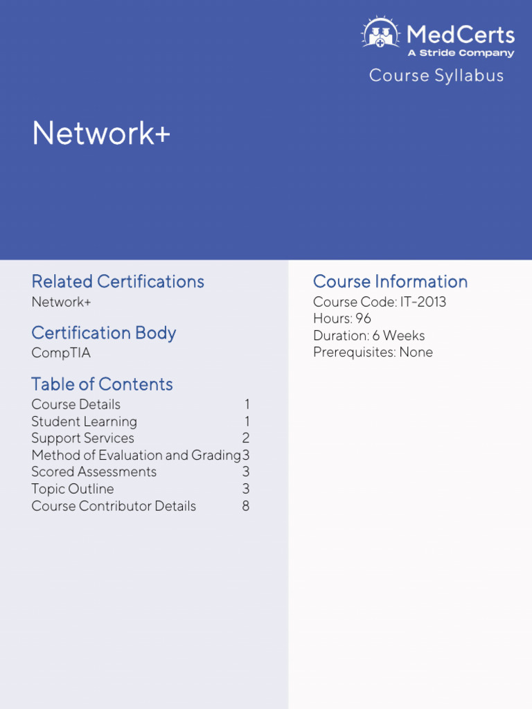 IT 2013+Course+Syllabus+ +network++v254 | PDF | Computer Network ...