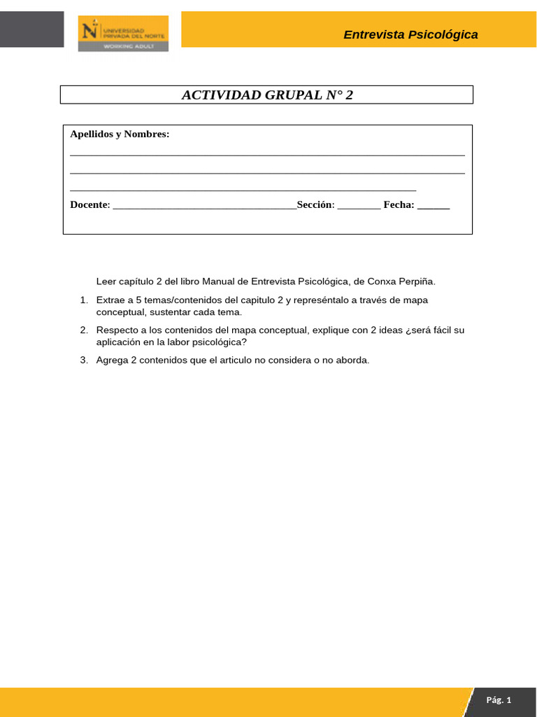 Actividad Grupal 2 | PDF