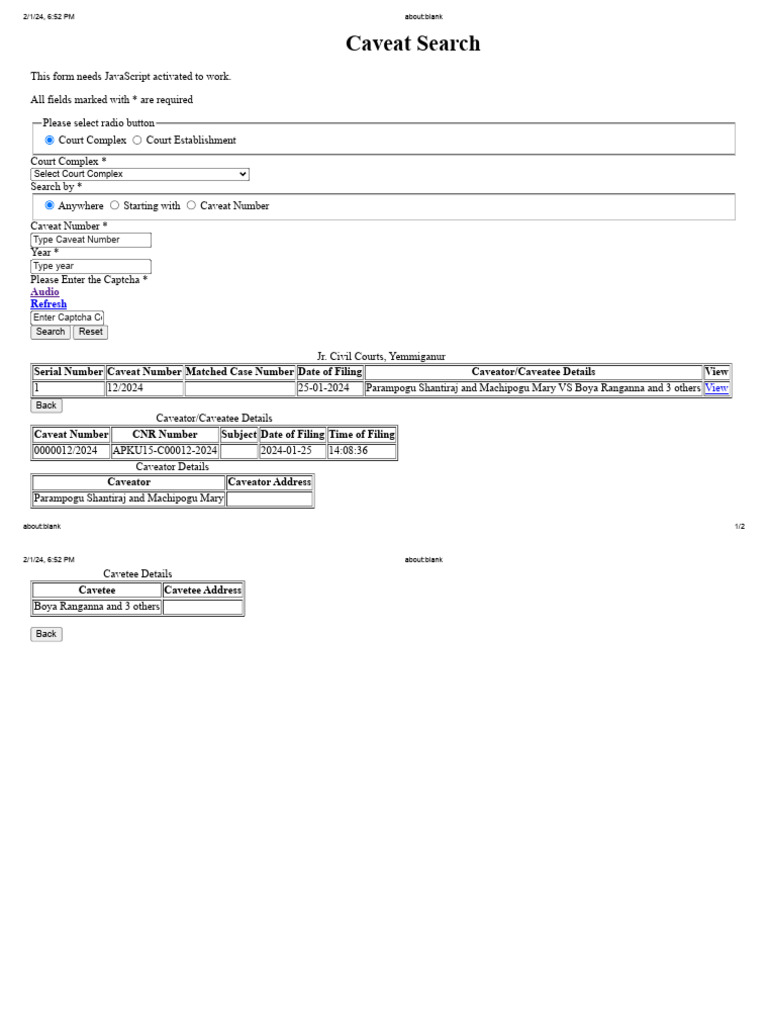 Caveat | PDF