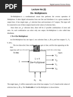 De-Multiplexer Design and Implementation | PDF | Computer Engineering ...