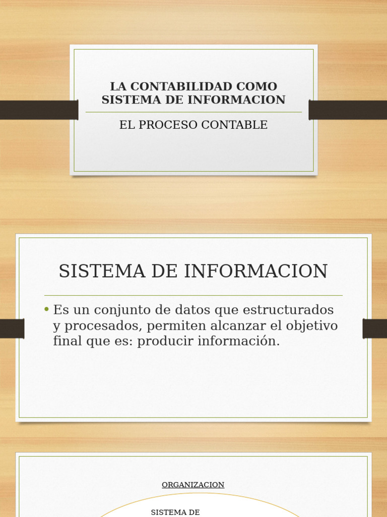 La Contabilidad Como Sistema de Informacion | PDF | Contabilidad ...