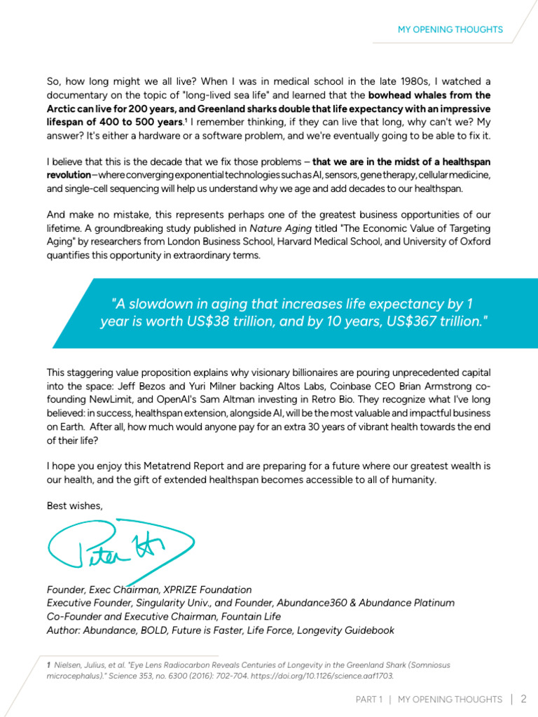 Healthspan Revolution and Longevity Insights | PDF