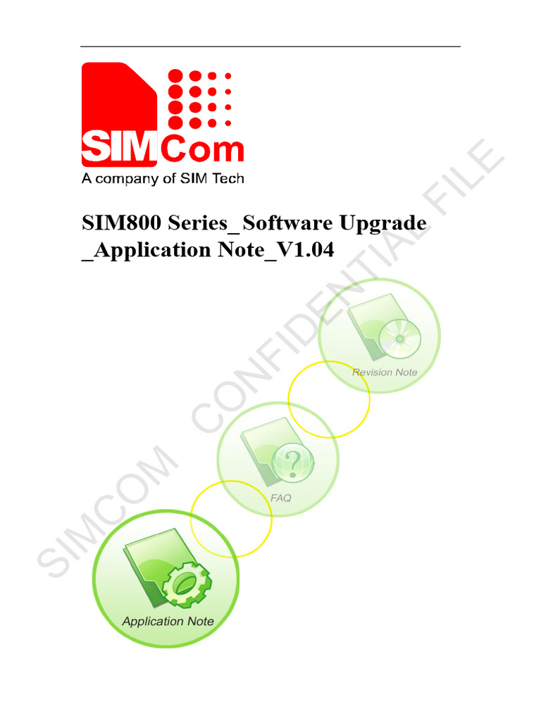 SIM800 Series Software Upgrade Application Note V1.04 | PDF ...