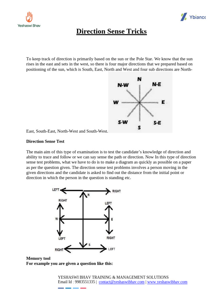 Direction-Sense-Tricks | PDF