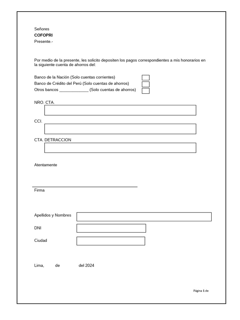 Formato Cci | PDF
