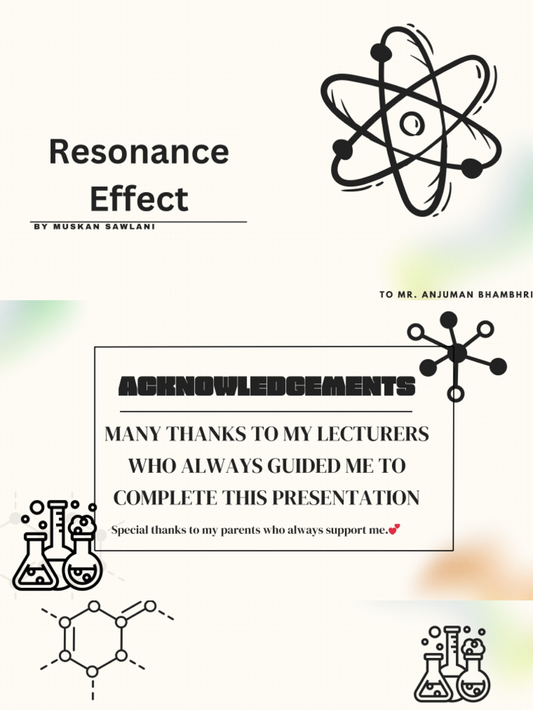 Resonance Effect | PDF