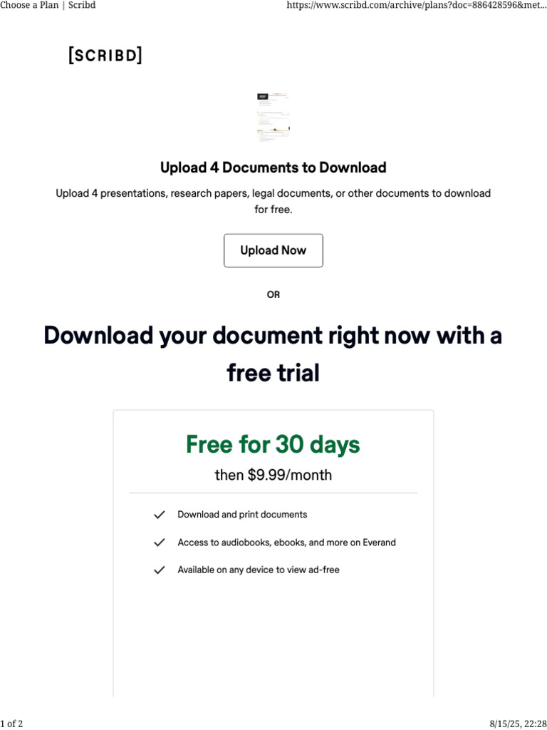 Upload Documents for Free Downloads | PDF