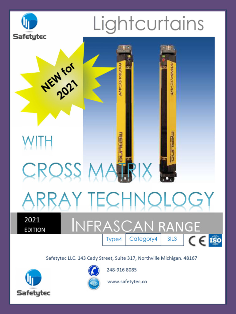 Infrascan Lightcurtain 2021 Overview | PDF | Electrical Connector ...