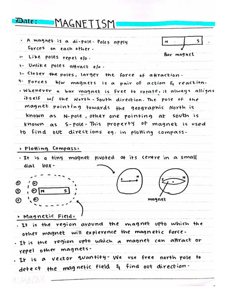 Magentism Physics | PDF