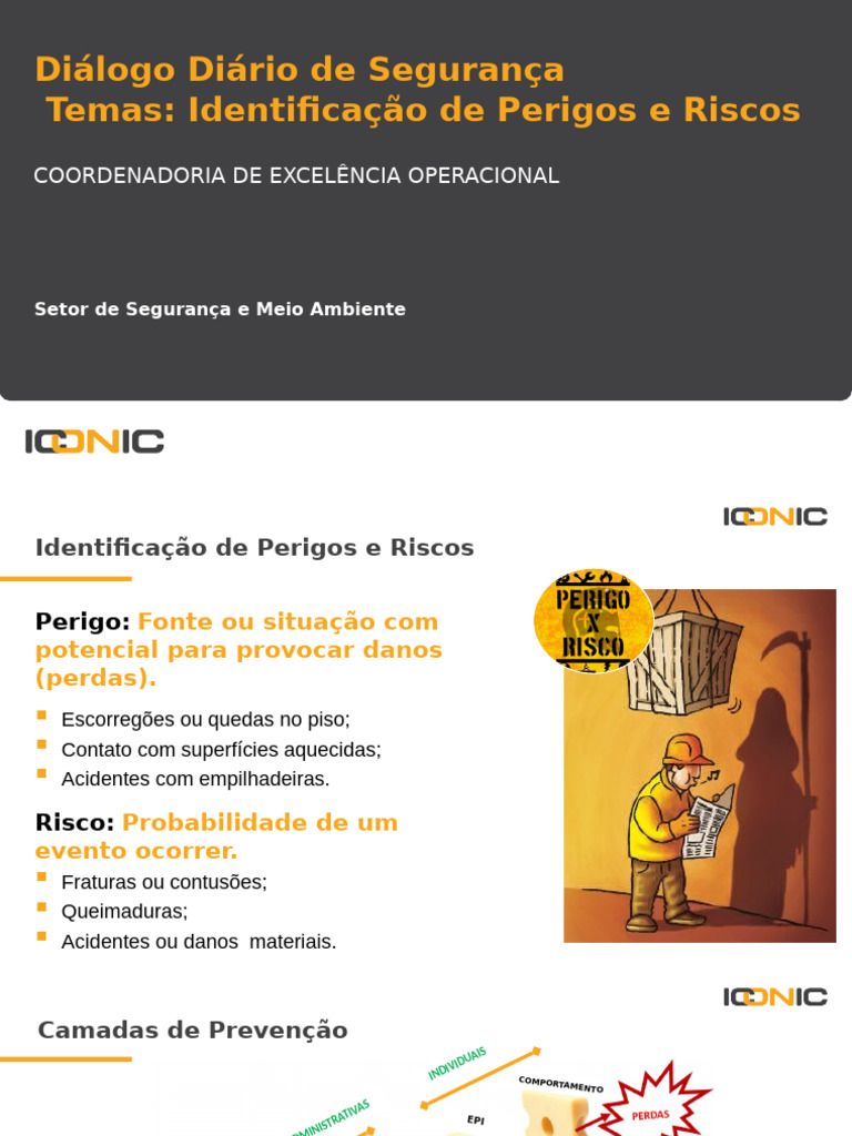 Identifica o De Perigos E Riscos No Trabalho PDF