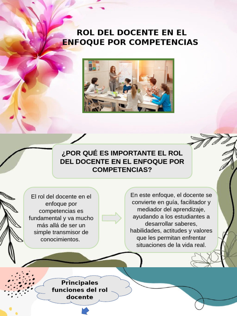 Rol del Docente en Competencias | PDF | Maestros | Comunicación humana