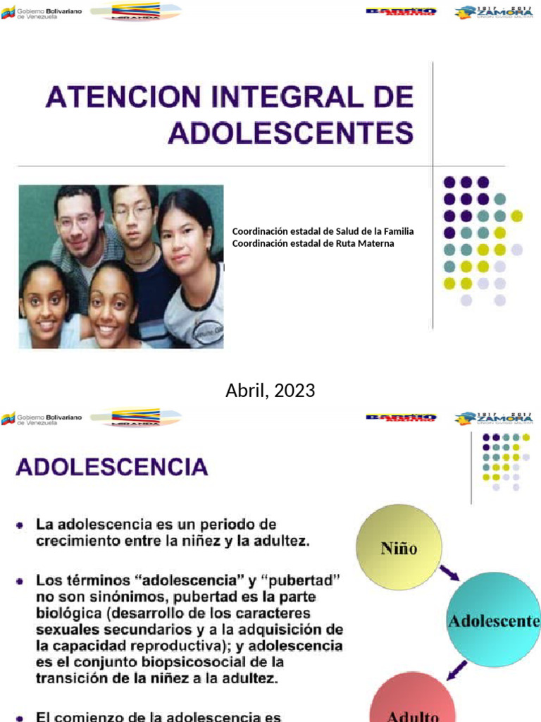 Atencion Integral Adolescente - 042310 | PDF