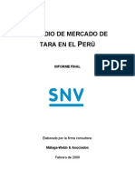 Estudio de Mercado TARA en PERU