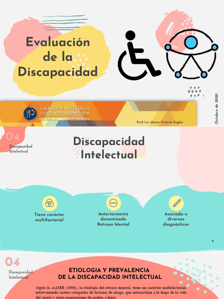 Evaluación de la Discapacidad Intelectual | PDF | Discapacidad ...