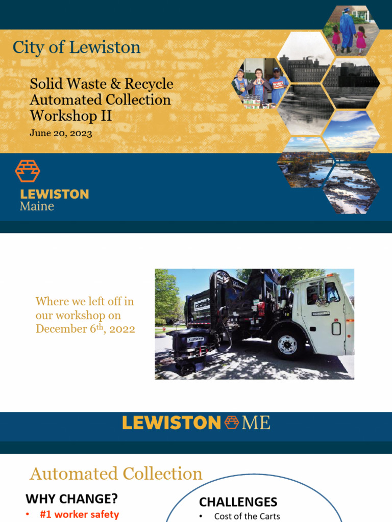 Lewiston Automated Waste Collection Plan | PDF | Waste Management ...