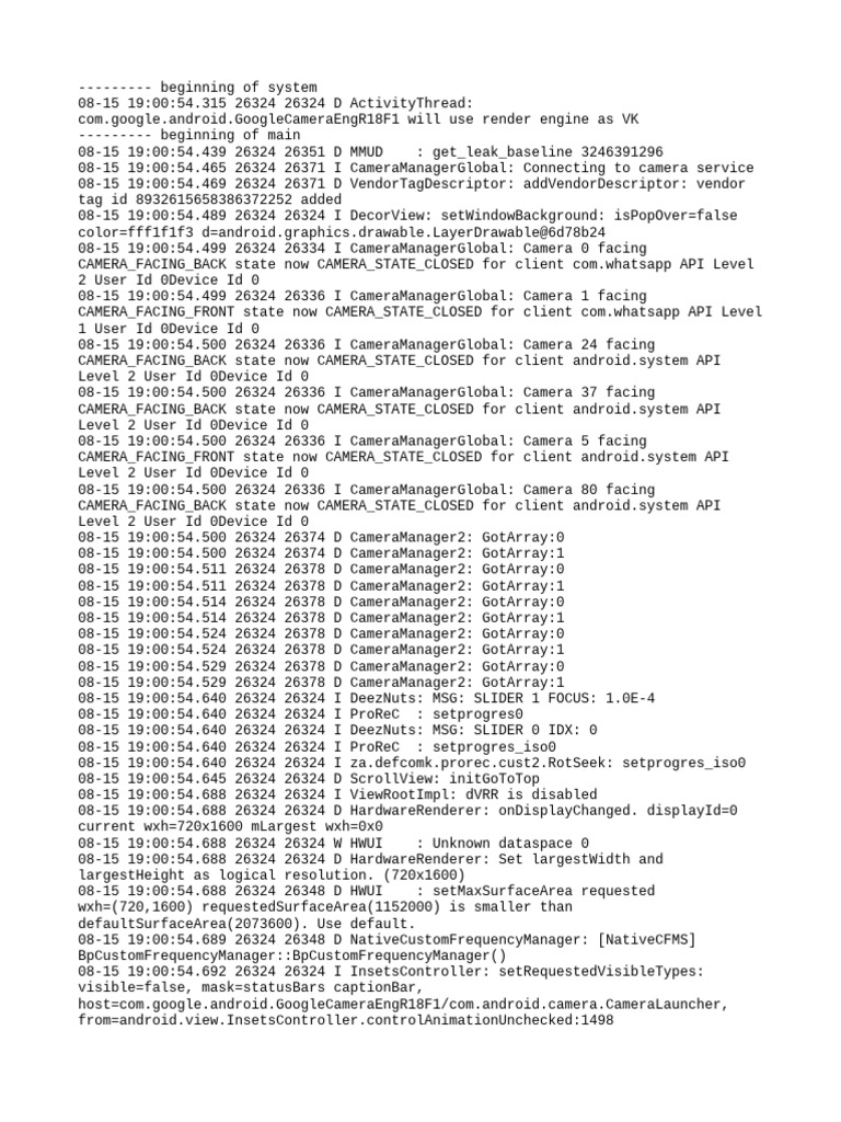 Log Cat 1755259254372 | PDF | Computing | Computer Programming