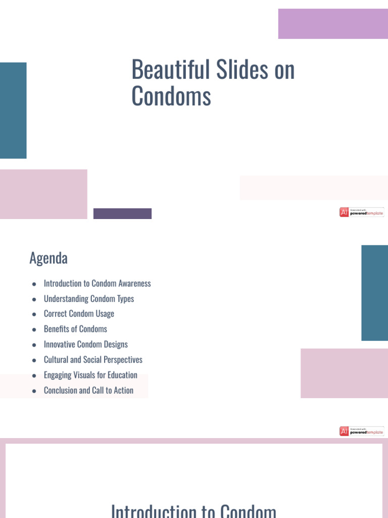 Condom Education and Usage Guide | PDF | Condom | Safe Sex